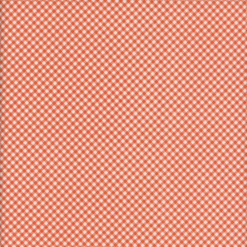 Riley Blake Fabrics Seasonal Basics Gingham Orange