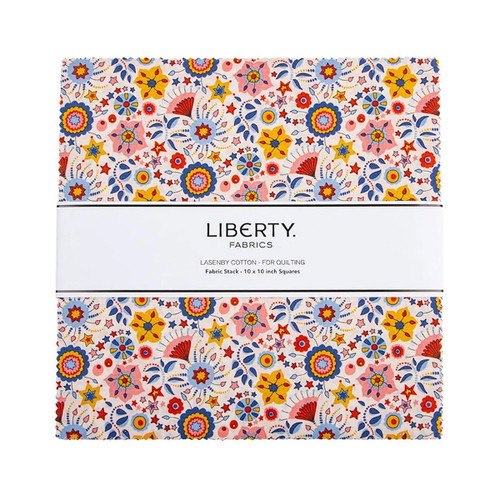Riley Blake Fabrics Liberty Fabrics Lasenby  Summer Fair 10 Inch Stacker Layer Cake Squares