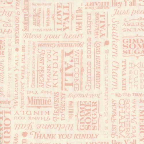 Riley Blake Fabrics Southern Charm Southern Sayings Cloud