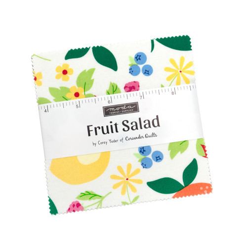 Moda Fabrics Fruit Salad Corey Yoder Five Inch Squares Charm Pack Squares