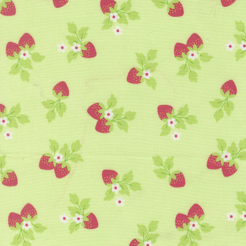Moda Fabrics Fruit Salad Corey Yoder Strawberries Melon Green