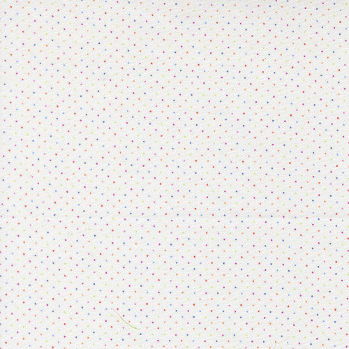Moda Fabrics Fruit Salad Corey Yoder Pin Dot Off White Multi