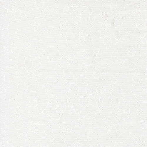 Moda Fabrics Fruit Salad Corey Yoder Fruit Sketch Toile Off White White White on White