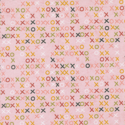 Moda Fabrics Fieldrush BasicGrey Larkspur Floral Larkspur Peony Pink