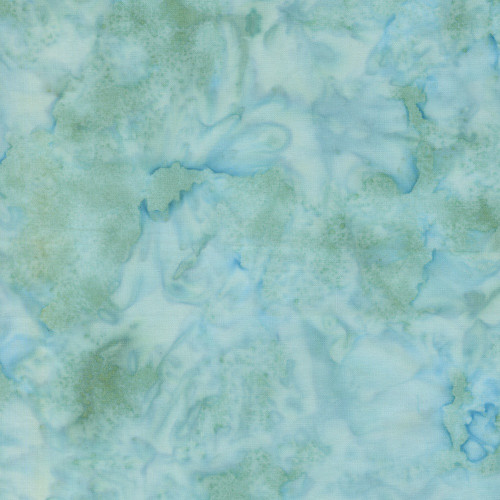 Moda Fabrics Mermaid Batiks Moda Jewel Aqua Blue
