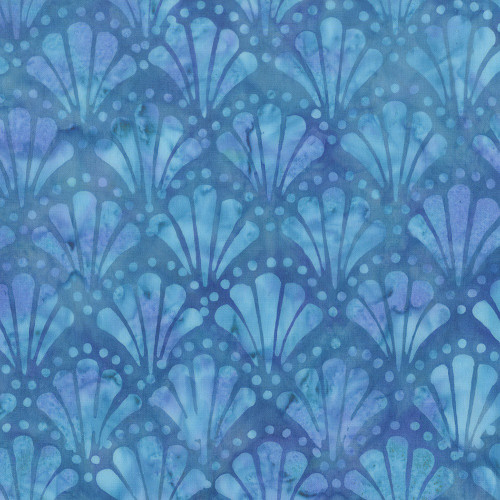 Moda Fabrics Mermaid Batiks Moda Pool Blue