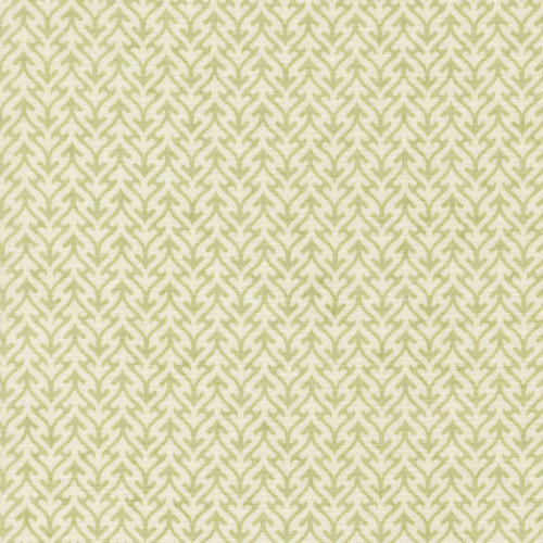 Moda Fabrics Fieldrush BasicGrey Floral Trellis Trellis Moss Green