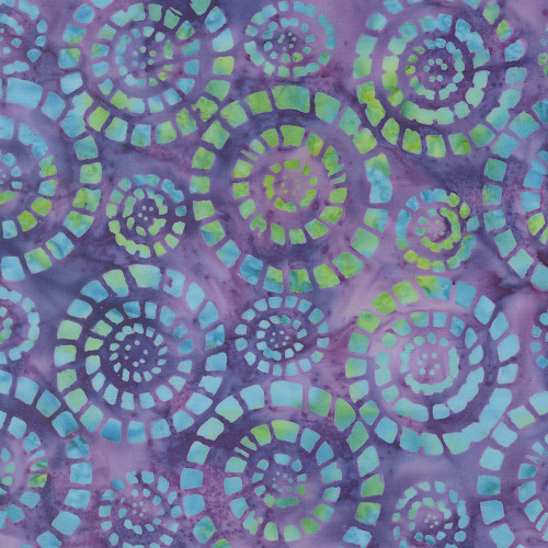 Moda Fabrics Mermaid Batiks Moda Amethyst Lavender Purple