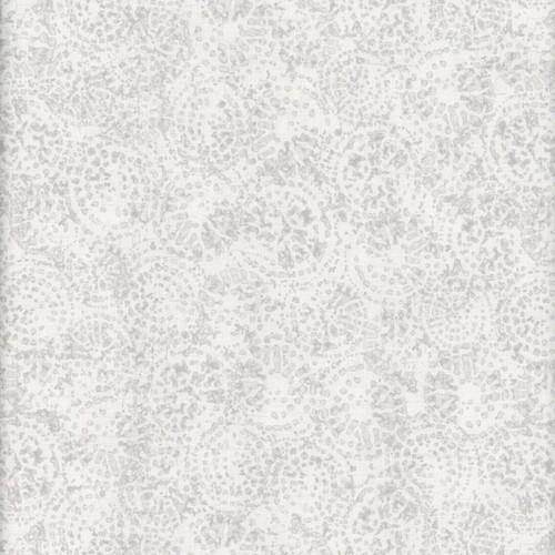 Lumin Fabrics White Owl Textiles Take Me To The Sea Grey Dotted Swirls