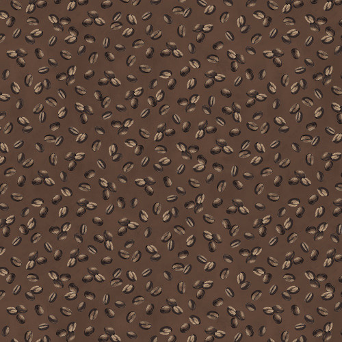 Lumin Fabrics White Owl Textiles Coffee Co Janelle Penner Espresso Brown Coffee Beans