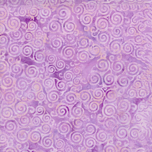 Timeless Treasures Fabrics Tonga Batiks Mermaid Lilac Purple Rip Tide Swirls