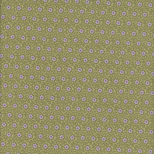 Marcus Fabrics Timeless Stitches Lynn Wilder Foulard Green