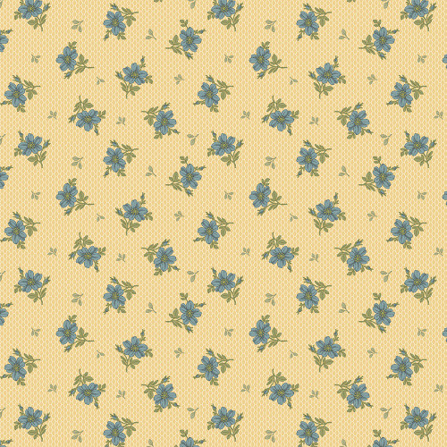 Marcus Fabrics Timeless Stitches Lynn Wilder Net Yellow