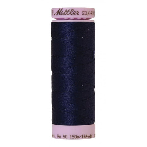 Mettler Silk Finish 50wt 164yd Cotton Thread Dark Indigo