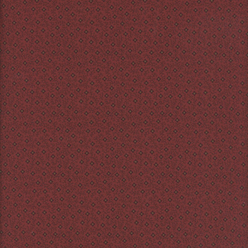 Marcus Fabrics Pineberry Lane Pam Buda Boxwood Red
