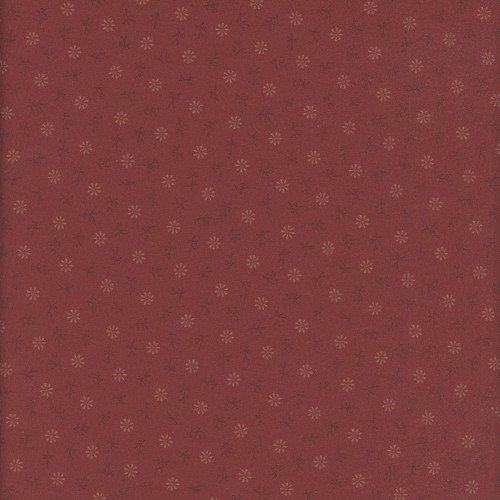 Marcus Fabrics Pineberry Lane Pam Buda Flakes Red