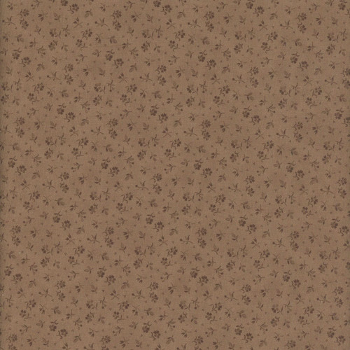 Marcus Fabrics Black Sheep Cottons Pam Buda Country Flowers Sepia