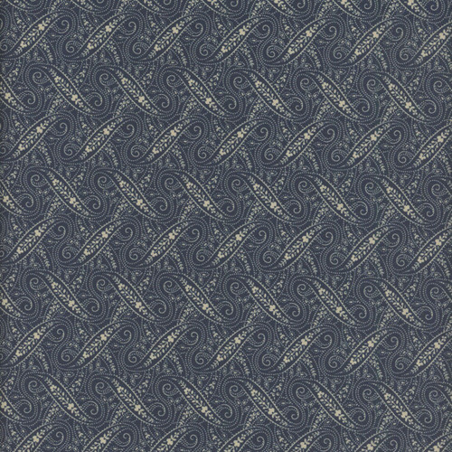 Marcus Fabrics Anna Bs Indigos Carrie Quinn Paisley Navy