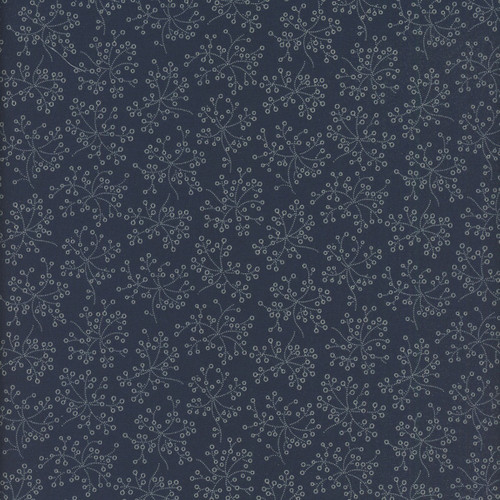 Marcus Fabrics Anna Bs Indigos Carrie Quinn Weeds Navy