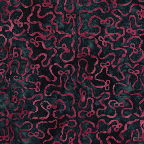 Island Batik Fabrics Missing You Patriotic Batiks Navy Blue Meander Ribbons of Peace