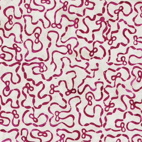 Island Batik Fabrics Missing You Patriotic Batiks Cream Red Blue Meander Ribbons of Peace
