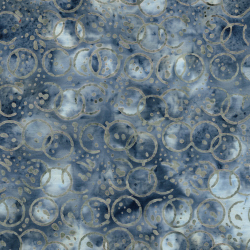 Island Batik Fabrics Missing You Patriotic Batiks Marine Blue Ink Splat
