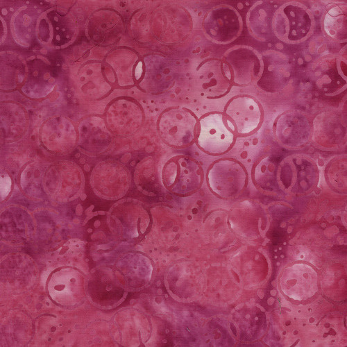 Island Batik Fabrics Sweet Sentiments Patriotic Batiks Geranium Red Pink Ink Splat