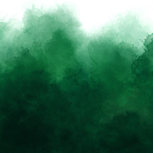 Moda Fabrics Mystic Ombre V and Co. Vanessa Christenson Ombre Watercolor Emerald Green, watercolor fabric design with gradient shades of green from light to dark.