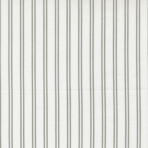 Moda Fabrics A Cat Named Stitch Camille Roskelley Stitch Stripes Cream Grey Grey