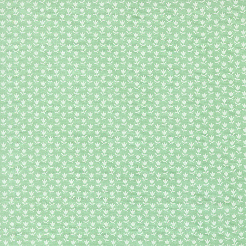 Moda Fabrics A Cat Named Stitch Camille Roskelley June Small Tulip Floral Green Green