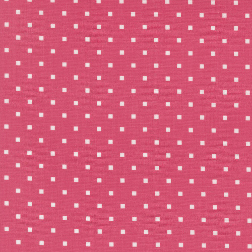 Moda Fabrics A Cat Named Stitch Camille Roskelley Cosmo Square Dots Rosie Pink