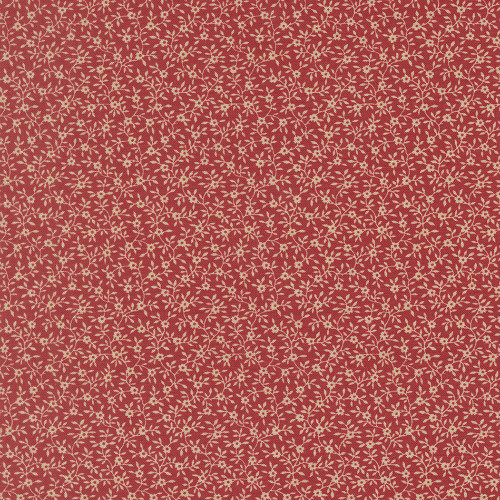 Moda Fabrics Petals And Polka Dots Bunny Hill Designs Garden Vine Floral Rose Red
