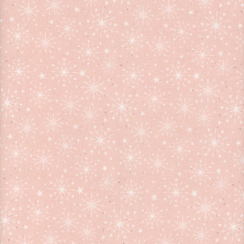 Blank Quilting Fabrics Christmas Magic Frank Garcia Stars Pink