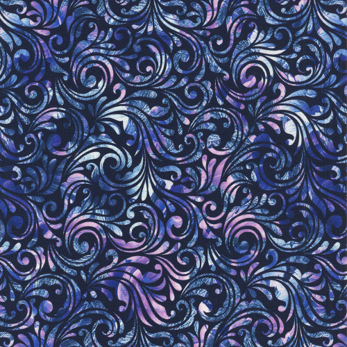 Blank Quilting Fabrics Florinda Francesco Moretti Swirls Royal