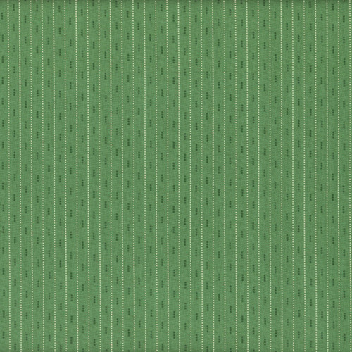 Henry Glass Fabrics Greetings at Christmastide Stacy West Delicate Stripe Green