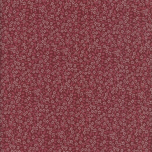 Henry Glass Fabrics Sweet Christmas Memories Color Principle Mini Poinsettia Basic Red