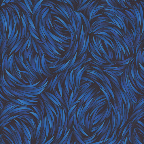 Studio E Fabrics Tempest Swirls 108 Inch Wide Quilt Backing Sapphire Blue