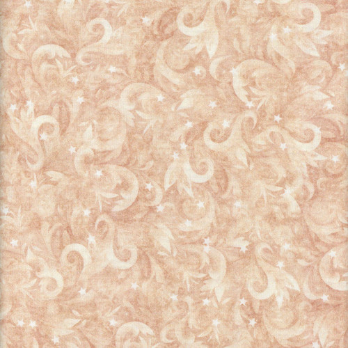 Quilting Treasures Fabrics All American Snowman Dan Morris Ecru Cream Swirls