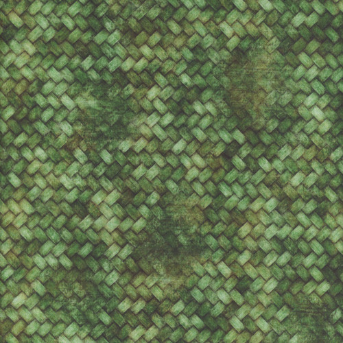 Quilting Treasures Fabrics Lil Farmers Dan Morris Green Basketweave Texture