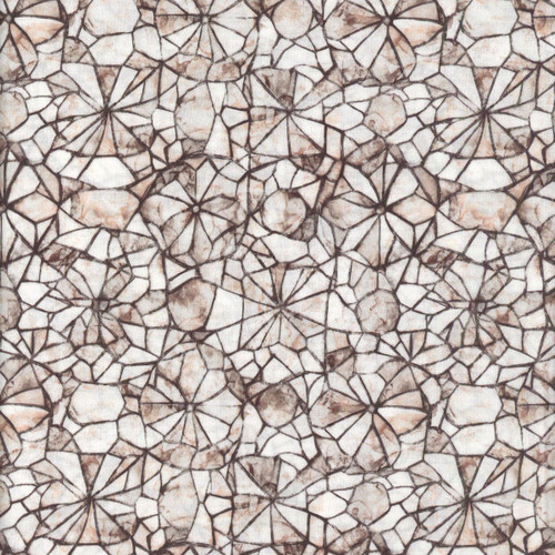 Quilting Treasures Fabrics Lumenique Dan Morris Grey Stained Glass Texture
