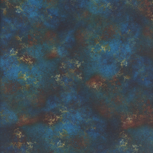 Quilting Treasures Fabrics Skyward Dan Morris Blue Patina Mottle