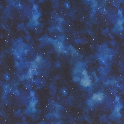 Quilting Treasures Fabrics Skyward Dan Morris Navy Blue Night Sky