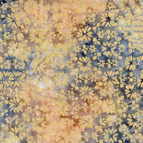 Timeless Treasures Fabrics Riverside Tonga Batiks Clay Brown Tropic Buds