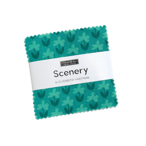 Moda Fabrics Scenery Elizabeth Hartman Mini Charm 2.5 Inch Squares