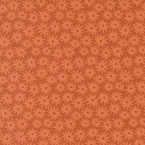 Moda Fabrics Scenery Elizabeth Hartman Sedum Floral Sedum Yam Orange
