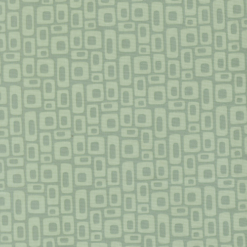 Moda Fabrics Scenery Elizabeth Hartman Marshmallow Geometrics Marshmallow Dusty Jade Aqua Blue