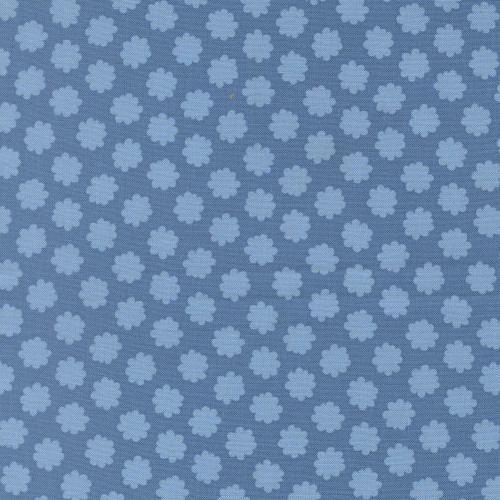 Moda Fabrics Scenery Elizabeth Hartman Puffball Floral Puffball Coastal Blue