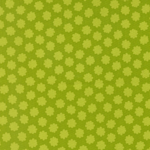 Moda Fabrics Scenery Elizabeth Hartman Puffball Floral Puffball Lime Green