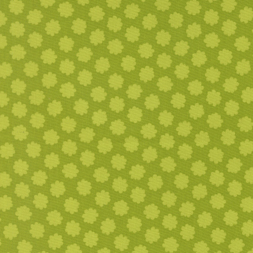Moda Fabrics Scenery Elizabeth Hartman Puffball Floral Puffball Lime Green