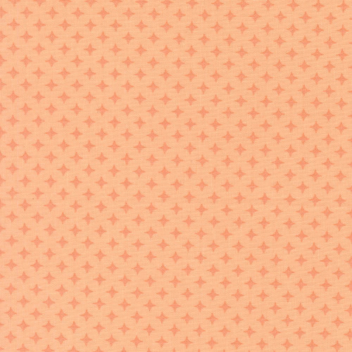 Moda Fabrics Scenery Elizabeth Hartman Diamonds Diamonds Cantaloupe Peach Pink